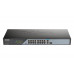  D-Link DSS-100E-18P/A1A Неуправляемый коммутатор с 16 портами 10/100Base-TX, 1 портом 10/100/1000Base-T и 1 комбо-портом 100/1000Base-T/SFP (16 портов PoE 802.3af/at, PoE-бюджет 230 Вт )