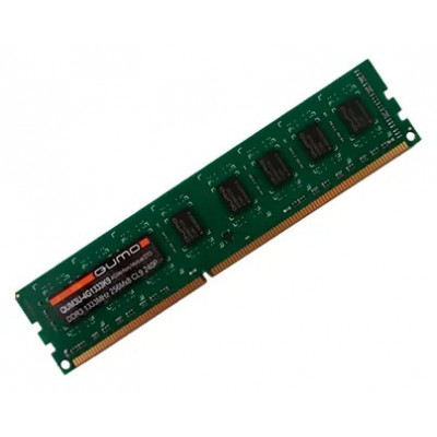 Оперативная память QUMO DDR3 DIMM 4GB (PC3-10600) 1333MHz QUM3U-4G1333C9/QUM3U-4G1333K9