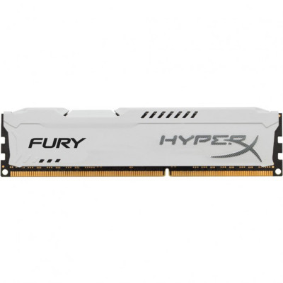 Оперативная память Kingston DDR3 DIMM 8GB (PC3-12800) 1600MHz HX316C10FW/8  HyperX Fury White Series CL10
