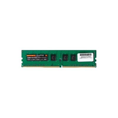 Оперативная память  QUMO DDR4 DIMM 4GB QUM4U-4G2133C15 PC4-17000, 2133MHz