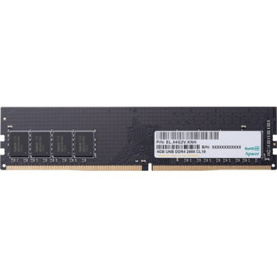 Оперативная память  Apacer DDR4 DIMM 4GB EL.04G2V.KNH PC4-21300, 2666MHz