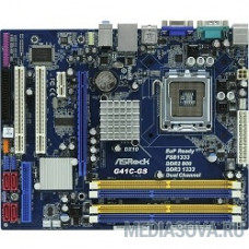 ASRock G41C-GS RTL/R 2.0LGA775, G41, DDR3, PCI-E, 6ch Audio, LAN, SATAII, D-Sub, mATX