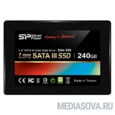 Silicon Power SSD 240Gb S55 SP240GBSS3S55S25 SATA3.0, 7mm