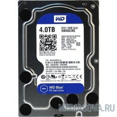 Жесткий диск 4TB WD Blue (WD40EZRZ) Serial ATA III, 5400 rpm, 64Mb buffer