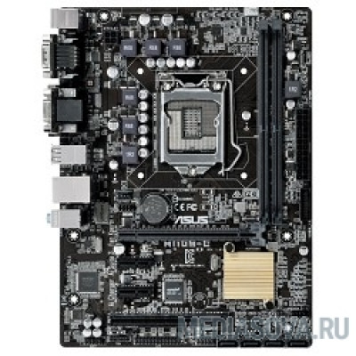 Материнская плата ASUS H110M-C RTL 1151, H110, DDR4, SATA III, PCI-E, D-Sub, DVI, SB, GBL, USB2.0, USB3.0, mATX