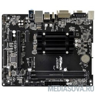 Материнская плата ASROCK J3355M mATX, Ret Intel J3355M, 2*DDR3, PCI-E16x, D-SUB, DVI, HDMI, SATA III, GB Lan, USB 3.0