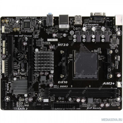 Материнская плата Gigabyte GA-78LMT-S2 R2 RTL AMD 76G/SB710/REV1.0/AM3+/PCI-E2.0x16/MICRO ATX/ 2DDR3+ 2CH/HD AUDIO/ GBE LAN16 SATA/ USB2.0