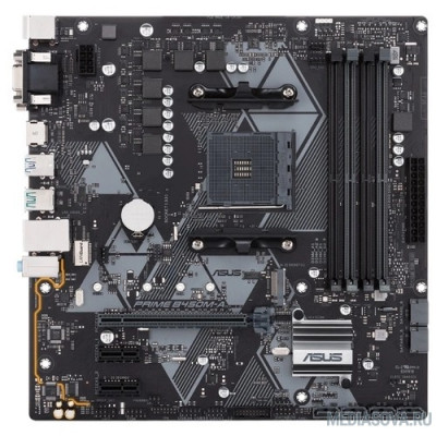 Материнская плата ASUS PRIME B450M-A RTL Soc-AM4 AMD B450 4xDDR4 mATX AC`97 8ch(7.1) GbLAN RAID+VGA+DVI+
