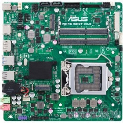 Материнская плата ASUS PRIME H310-T R2.0  RTL S1151, H310, PCI-E HDMI+DP GbLAN SATA Mini-ITX 2DDR4
