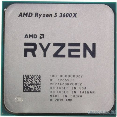  Процессор CPU AMD Ryzen 5 3600X OEM 3.8GHz up to 4.4GHz/6x512Kb+32Mb, 6C/12T, Matisse, 7nm, 95W, unlocked, AM4
