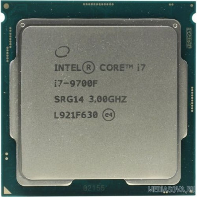 Процессор CPU Intel Core i7-9700F Coffee Lake OEM (without graphics)