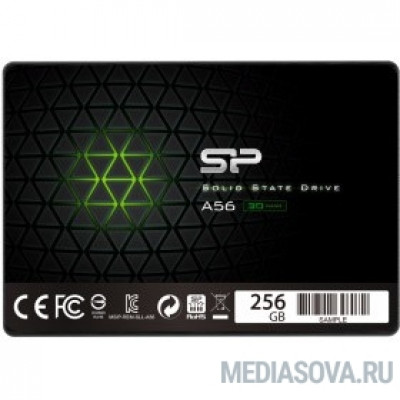  Silicon Power SSD 256Gb A56 SP256GBSS3A56B25 SATA3.0, 7mm