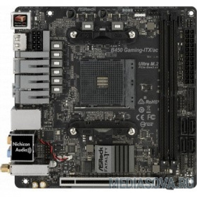 Материнская плата ASROCK B450 GAMING-ITX/AC
