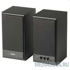 SVEN SPS-702, черная кожа 2.0, 2х20 Вт