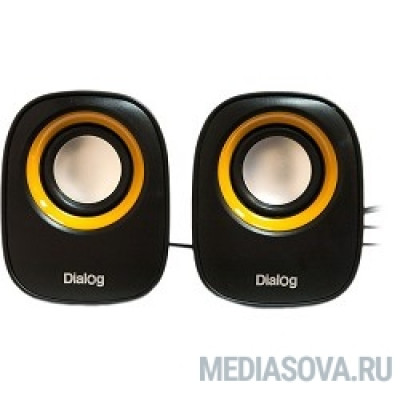  Dialog Colibri AC-06UP BLACK акустические колонки 2.0, 6W RMS, питание от USB