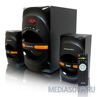  Dialog Progressive AP-210B BLACK 2.1, 30W+2*15W RMS, Bluetooth, USB+SD reader
