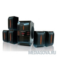 Dialog Progressive AP-540 BLACK акустические колонки 5.1, 40W+5*12W RMS,  USB+SD reader