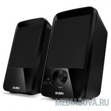 SVEN 312, черный 2.0, 100 – 20 000 Гц, 4Вт
