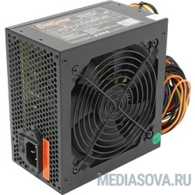 Блок питания Exegate EX221636RUS Блок питания 400W ATX-400NPXE(+PFC), black, 12cm fan, 24+4pin, 6pin PCI-E, 3*SATA