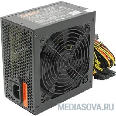 Блок питания Exegate EX219463RUS / 251775 Блок питания 500W ATX-XP500 OEM, black, 12cm fan, 24+4pin, (6+2)pin PCI-E, 3*SATA, 1*FDD, 2*IDE