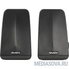 SVEN 380, чёрный (6 Вт, питание USB, пассивный излучатель)