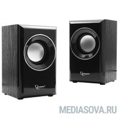  Акустич. система 2.0 Gembird SPK-204 МДФ, черный ,2х3  Вт,USB-питание