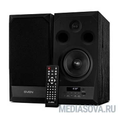  SVEN АС MC-20, чёрный (90 Вт, FM-тюнер, USB/microSD, дисплей, ПДУ, Bluetooth, Optical)