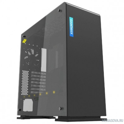  GameMax Корпус [9909(909) Vega black Perspex] (Midi Tower, ATX, black+ Perspex, RGB LED) (без БП)