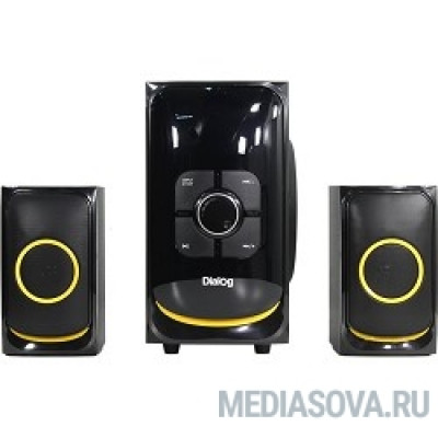  Dialog Progressive AP-208 BLACK - акустические колонки 2.1, 30W+2*15W RMS,Bluetooth,FM,USB+SD reader