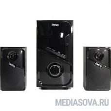 Dialog Progressive AP-225 BLACK - акустические колонки 2.1, 30W+2*15W RMS,Bluetooth,FM,USB+SD reade