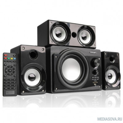  Акустическая система 3.1 CROWN CMBS-390 (МДФ, Bluetooth, 15W+8W*3=39W; приёмник FM; картридер; интерфейс USB; IR пульт, дополнительная фронтальная колонка)