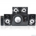  Акустическая система 3.1 CROWN CMBS-390 (МДФ, Bluetooth, 15W+8W*3=39W; приёмник FM; картридер; интерфейс USB; IR пульт, дополнительная фронтальная колонка)