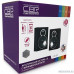  CBR CMS 660, Акустическая система 2.0 Bluetooth CBR CMS 660, черный цвет, 3.0 W*2, USB. материал: МДФ
