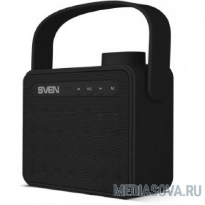  SVEN PS-72,  черный  (6 Вт, Bluetooth, FM, USB, microSD, ручка)