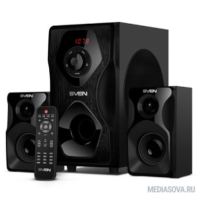  SVEN AC MS-2055, черный (55Вт, FM-тюнер, USB/SD, дисплей, ПДУ, Bluetooth)