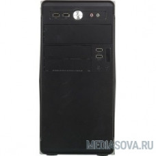 Корпус Accord ACC-B022 черный без БП mATX 1x80mm 1x92mm 2x120mm 4xUSB2.0 audio