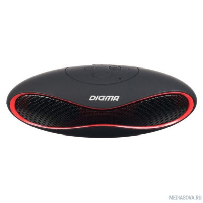  Digma S-10 черный 3W 1.0 BT (SP103B)