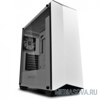  Deepcool EARLKASE RGB WH ATX, White, RGB, Стеклянная боковая панель, без БП