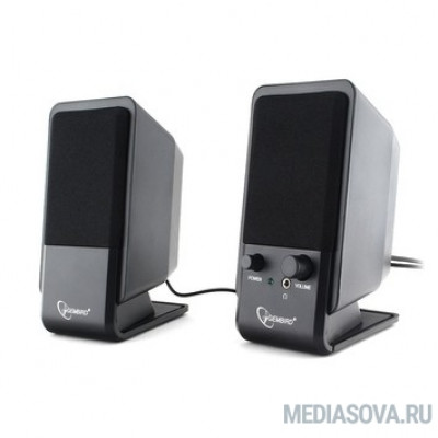  Gembird SPK-510, черный, 6 Вт, рег. громкости, разъём для наушников,USB-питание