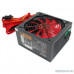 Блок питания Ginzzu PC650 14CM(Red) 80+ black,APFC,24+4p,2 PCI-E(6+2), 5*SATA, 4*IDE,оплетка, кабель питания,цветная коробка