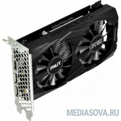 Видеокарта PALIT GeForce GTX1650 4 GB  DUAL  128bit GDDR5 HDMI, 2xDP Ret [NE5165001BG1-1171D]