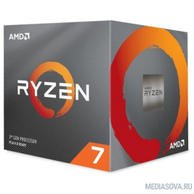  Процессор CPU AMD Ryzen 7 3800X BOX 3.9GHz up to 4.5GHz/8x512Kb+32Mb, 8C/16T, Matisse, 7nm, 105W, unlocked, AM4