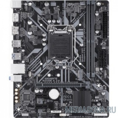 Материнская плата Gigabyte H310M A (R2.0) RTL S-1151 H310M A 2.0 PCI-Ex16, DDR4, SATA3/M.2, HDMI/DP, USB Type C mATX