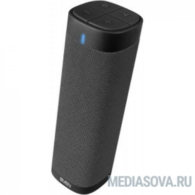  SVEN PS-115, черный (10 Вт, TWS, Bluetooth, FM, USB, microSD, 1800мА*ч)