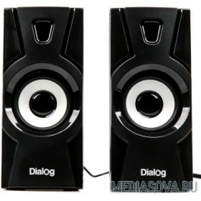  Dialog Stride AST-10UP - акустические колонки 2.0, 10W RMS, черные, питание от USB