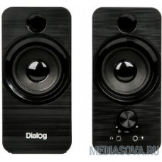 Dialog Stride AST-17UP - акустические колонки 2.0, 10W RMS, PhoneOut, Mic In, черные, питание от USB