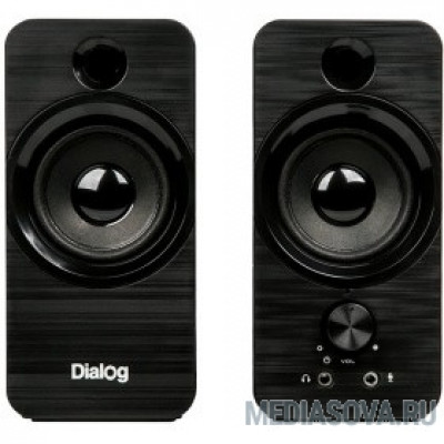  Dialog Stride AST-17UP - акустические колонки 2.0, 10W RMS, PhoneOut, Mic In, черные, питание от USB