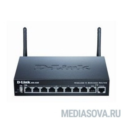  D-Link DSR-250N/C1A Беспроводной маршрутизатор c 1 портом WAN, 8 портами LAN 10/100/1000