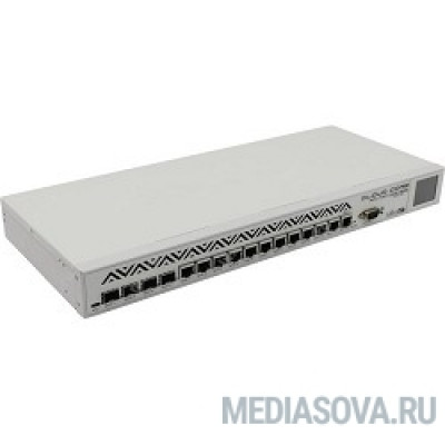  MikroTik CCR1036-12G-4S Маршрутизатор 4 Gigabit SFP порты,12G,1 USB, 4GB RAM power Serial порт, IEC C14 стандартный разъем 110/220В, (rev r2)
