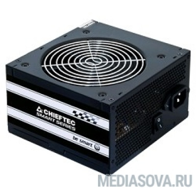 Блок питания Chieftec 500W RTL [GPS-500A8] ATX-12V V.2.3 PSU with 12 cm fan, Active PFC, fficiency >80% with power cord 230V only